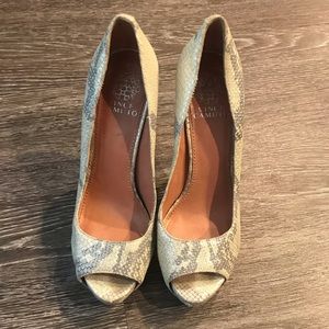 Vince Camuto Snakeskin Heels